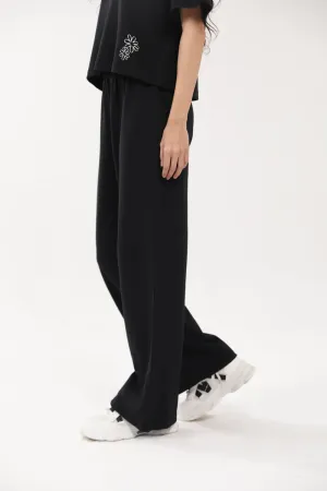 WIDE LEG GRAPHIC TROUSERS All Day Wear