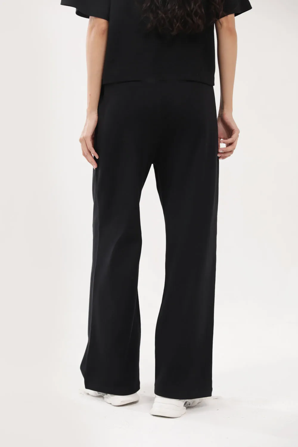 WIDE LEG GRAPHIC TROUSERS Statement Piece