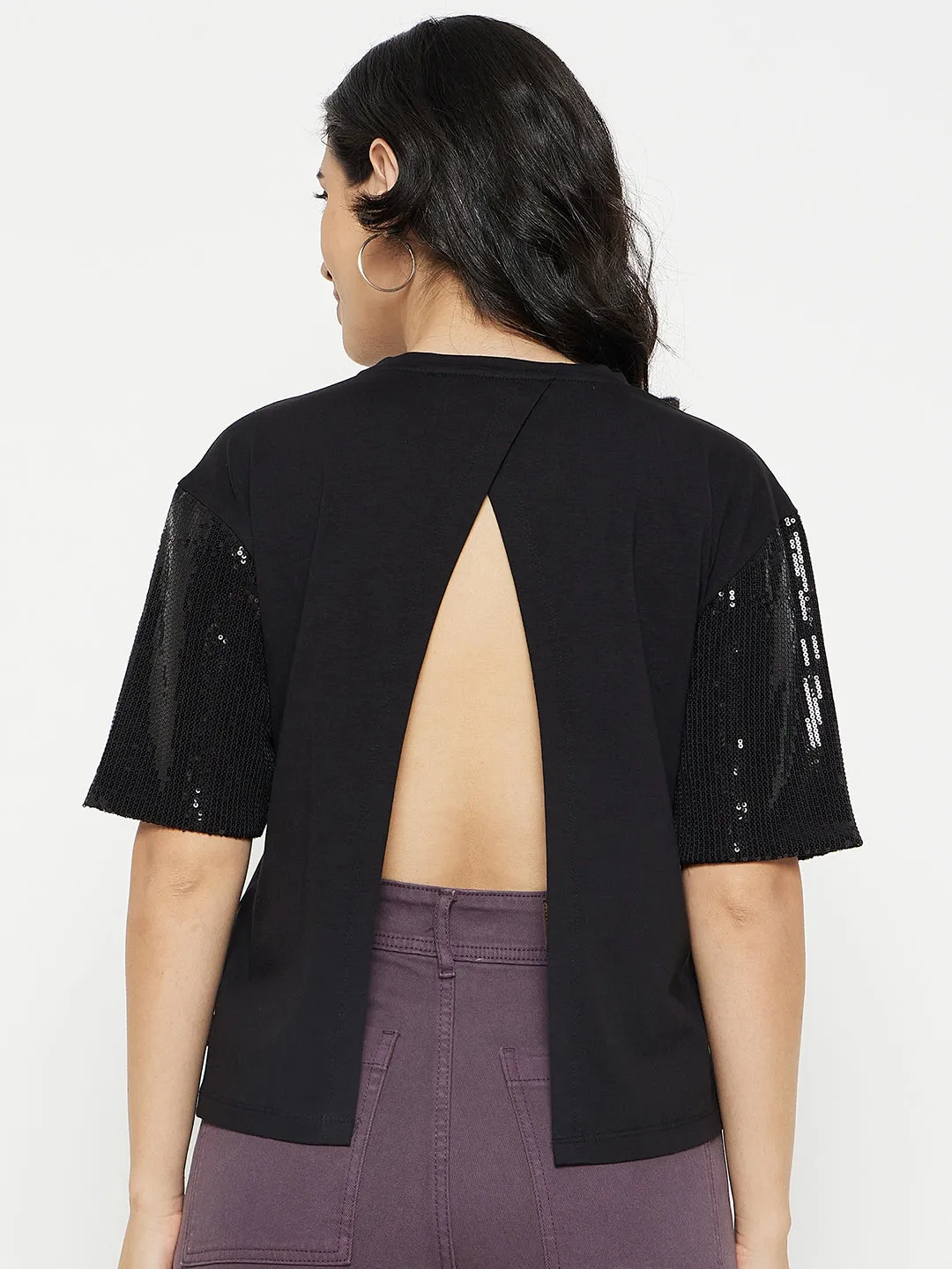 All-Weather Wear Madame Black Top