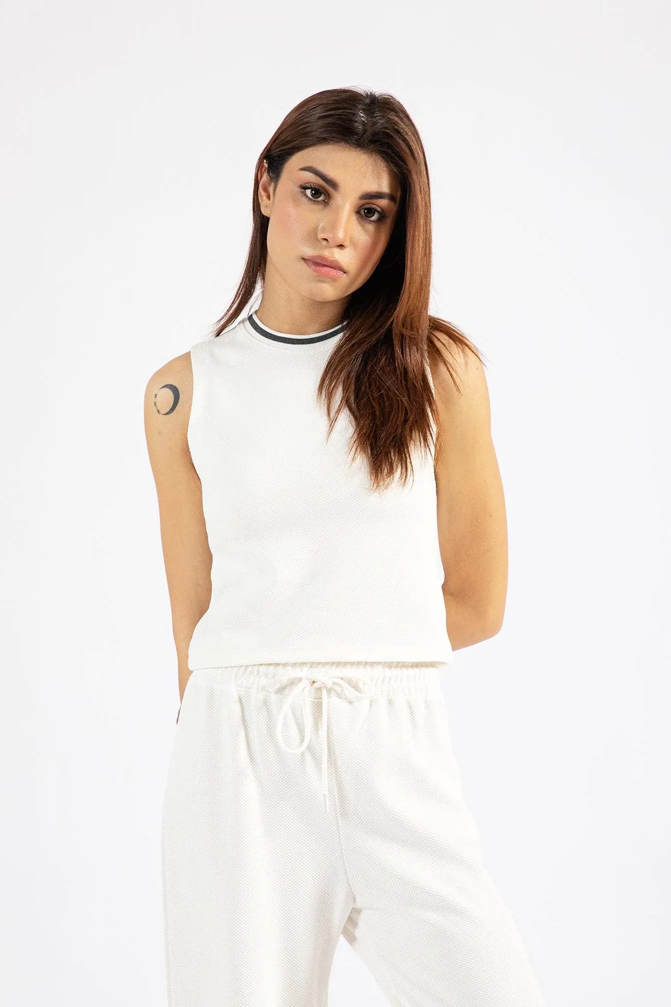 Fearless Mode TEXTURED KNIT TANK TOP