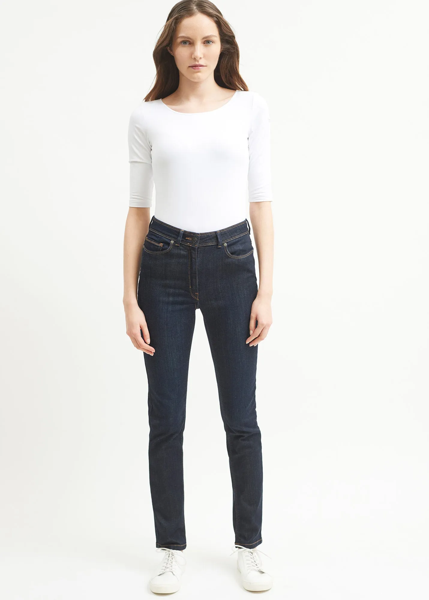 Mimosa high waist jeans - slim fit (BRUT) Magnetic Closure
