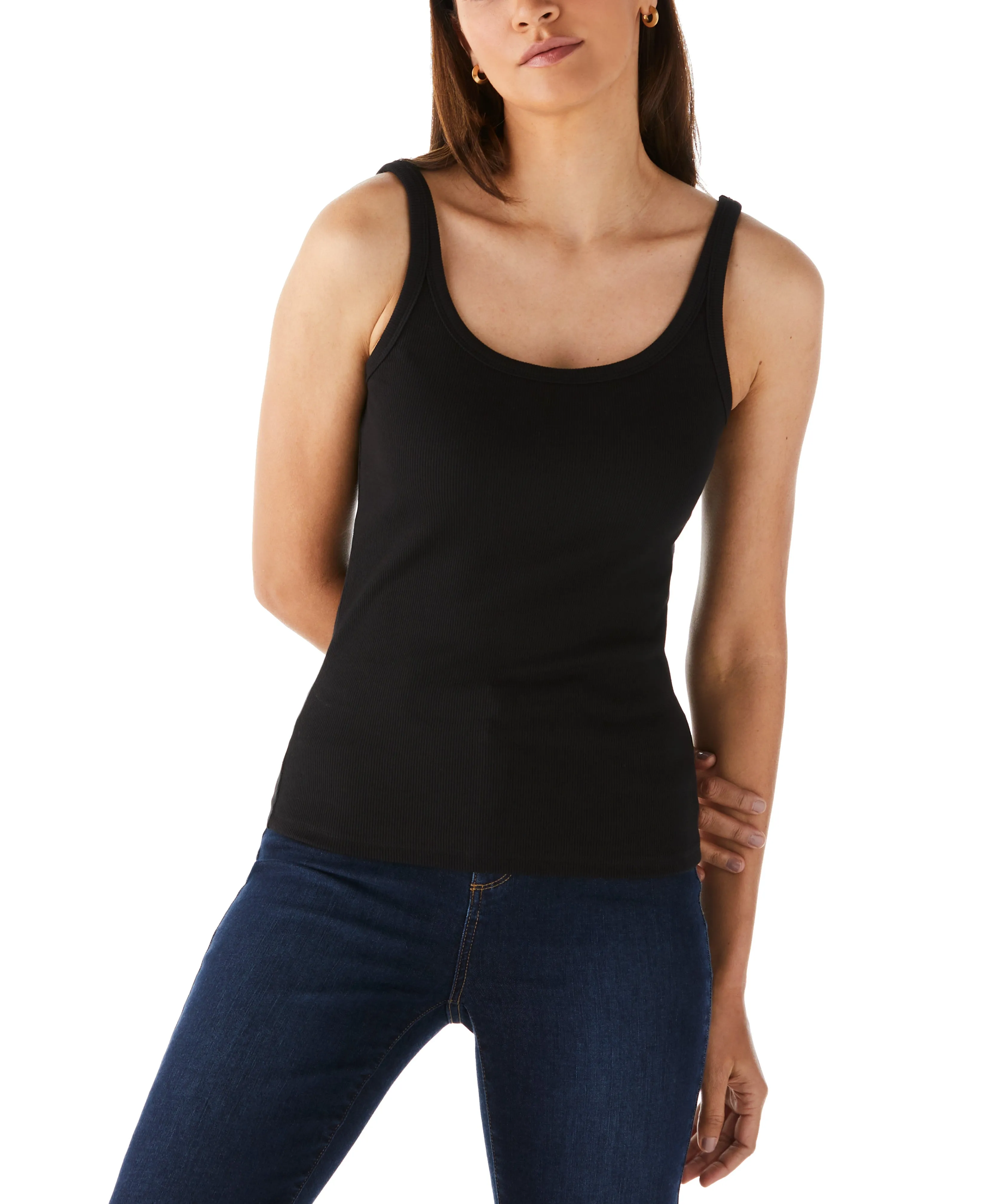 Easy Care Ribbed Tank Top
