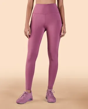 Layered Overlay Design High Waisted Stretchable Leggings