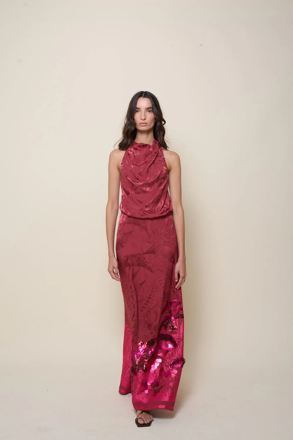 Castilian Style Skirt Embossed Detail High Street Chic