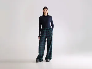 Chilly Weather Comfort Sleepy relaxed trousers (252 / W / CHECK A)