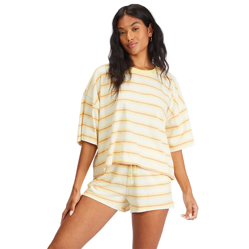 Feeling Free Boxy S/S T-Shirt BreathableFabric Minimalist Stitching