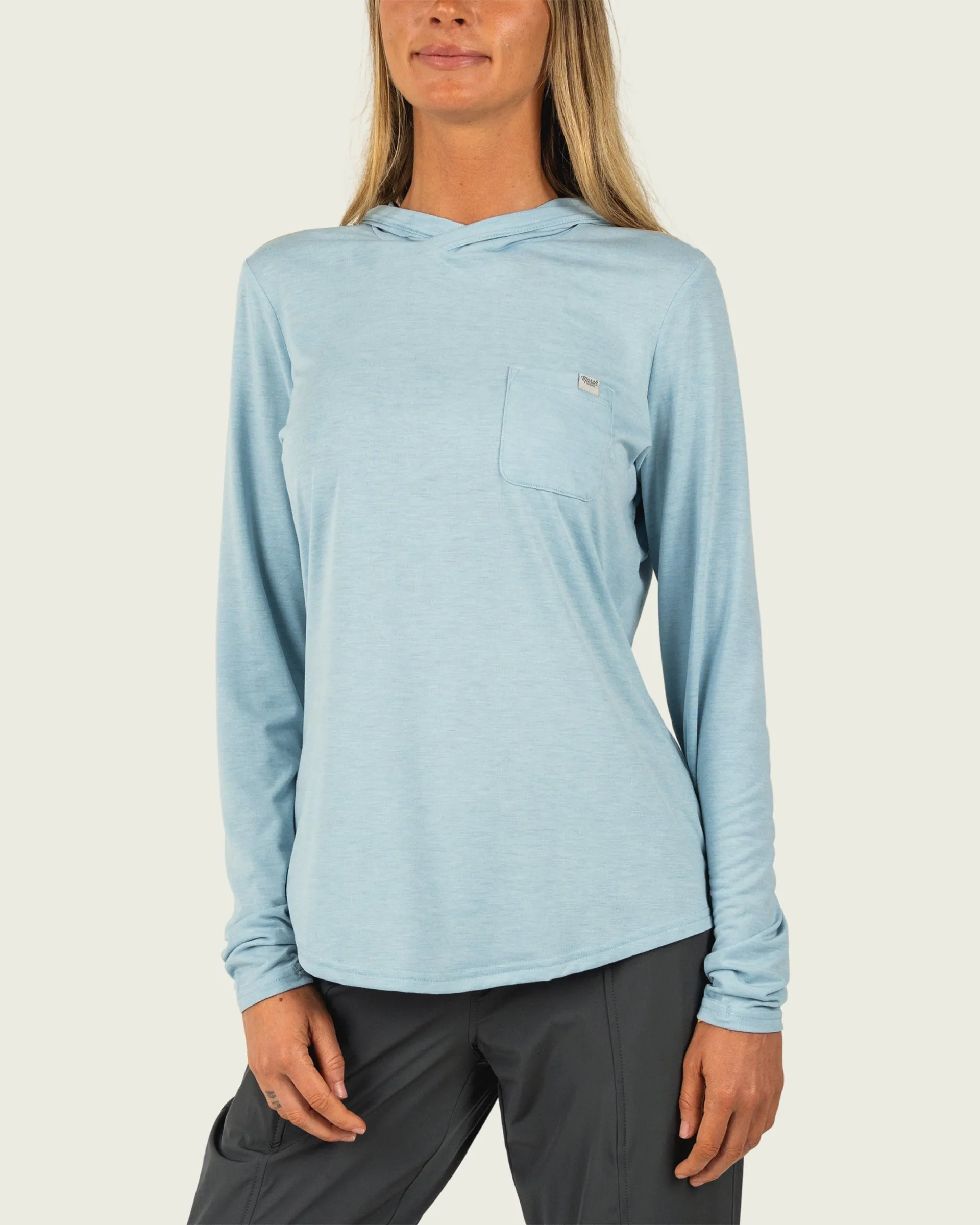 Women's Buxton Tech Hoodie - Cloud Heather Daily Active Timeless Wear