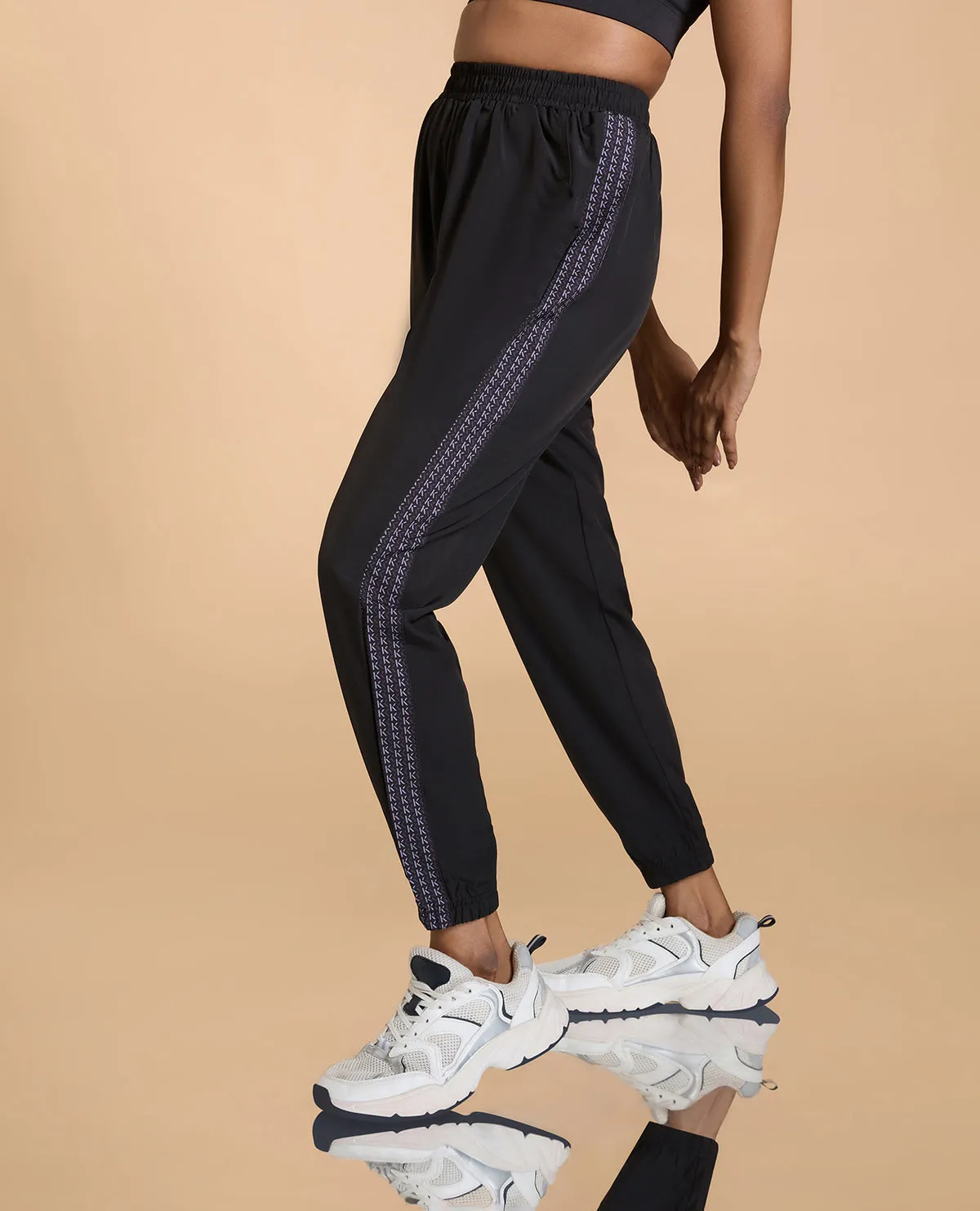 Printed Lightweight Tracks Black WaterproofTechnology