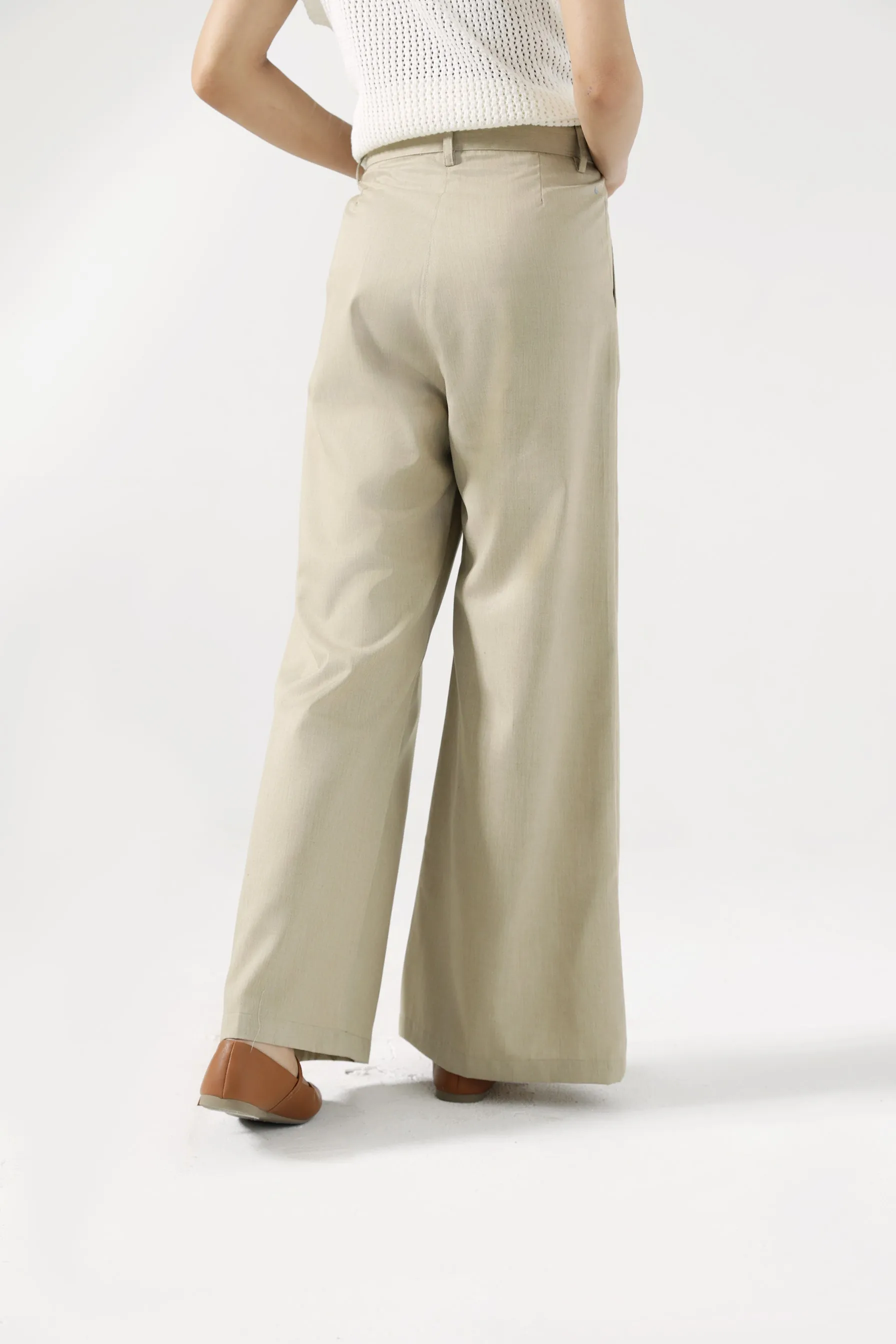 Perfect Layer No Ride Up Design TAILORED WIDE LEG PANTS