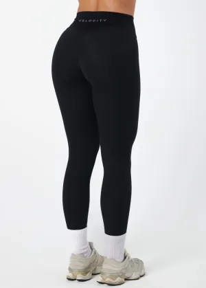 ACTIVE BASIC LEGGINGS - BLACK Sculpted Shape
