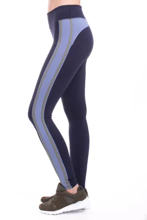 No Pilling Seamless Pockets 925Fit Miss Behave Legging - Moss Stripe
