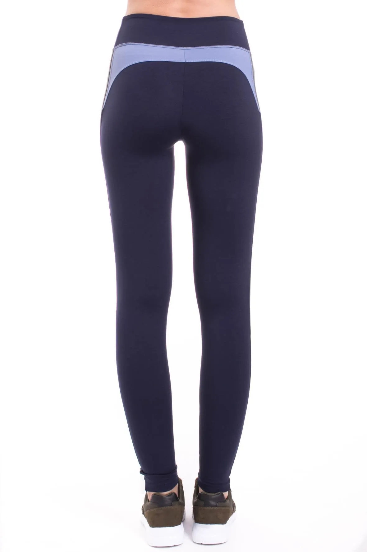 Breathable Stretch Stretch Feel 925Fit Miss Behave Legging - Moss Stripe