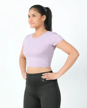 Casual Layering Minimalist fashion DareGlam Crossover Crop Top - Confidence in Style