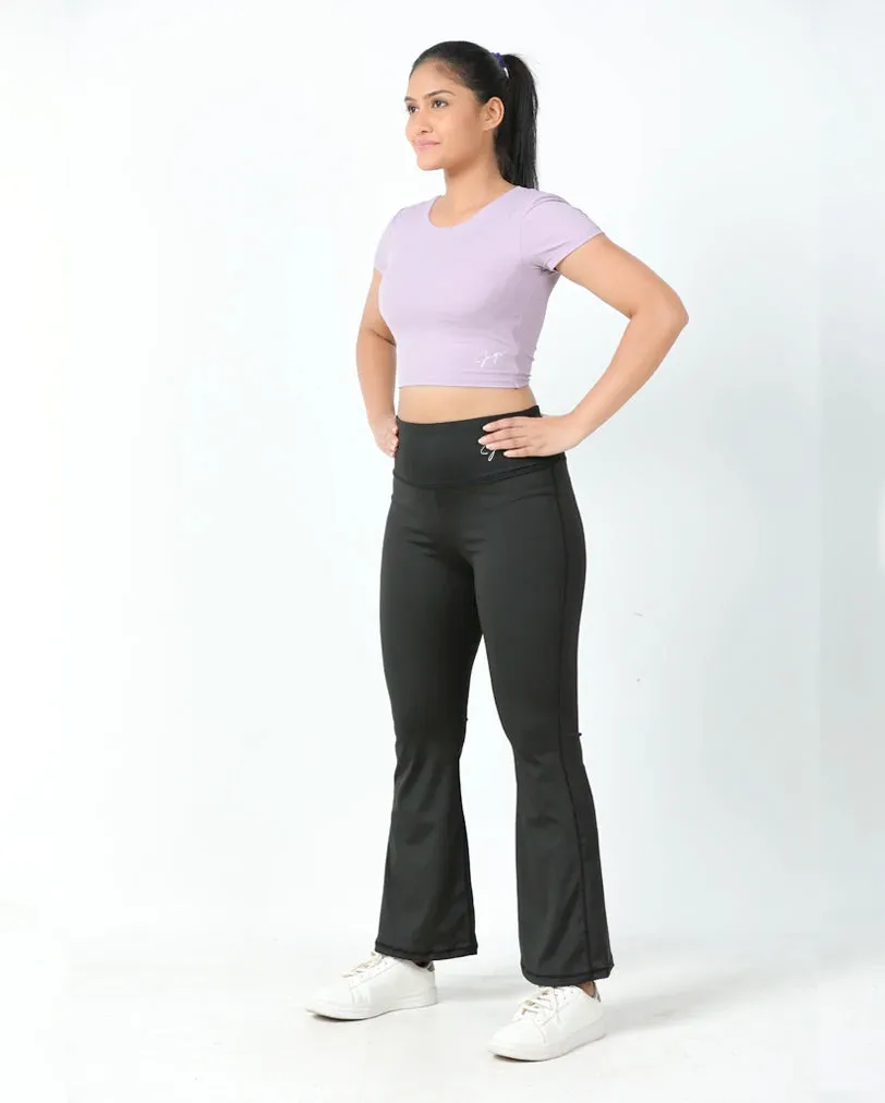 Sporty Style Wear Soft Texture DareGlam Crossover Crop Top - Confidence in Style