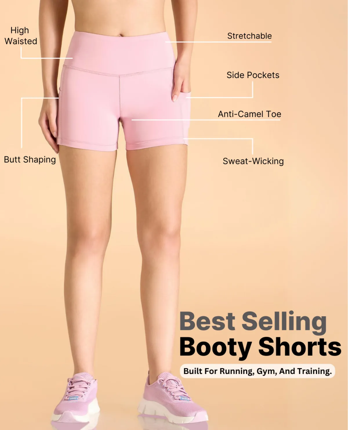 sweater High Waisted Second SKN Booty Shorts
