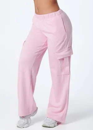 Cool Edge CARGO TRACKPANTS - STRAWBERRY