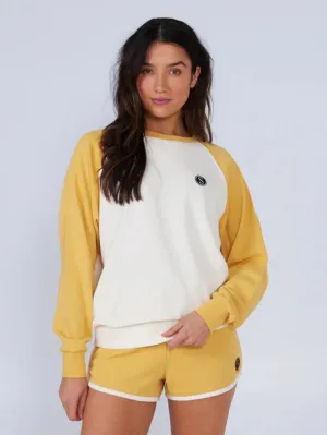 Street Wear Women's Set Sail Crew - Baked Yellow