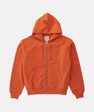 One Point Zip Hooded Sweatshirt Streetwear vibe