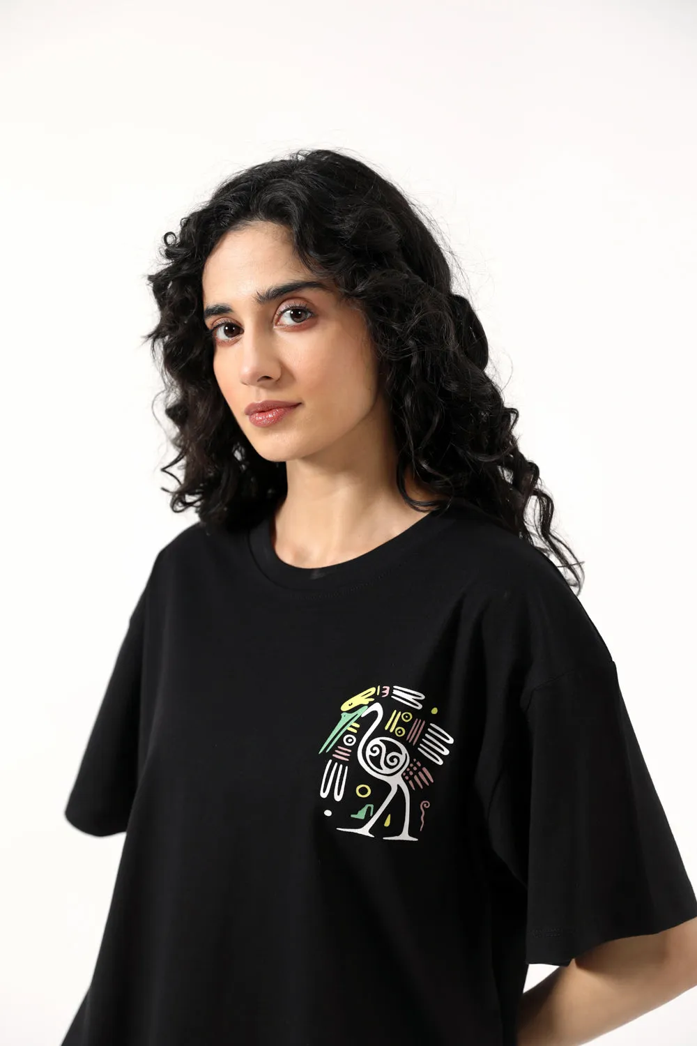 Casual Polo Warm Pants OVERSIZED GRAPHIC TEE