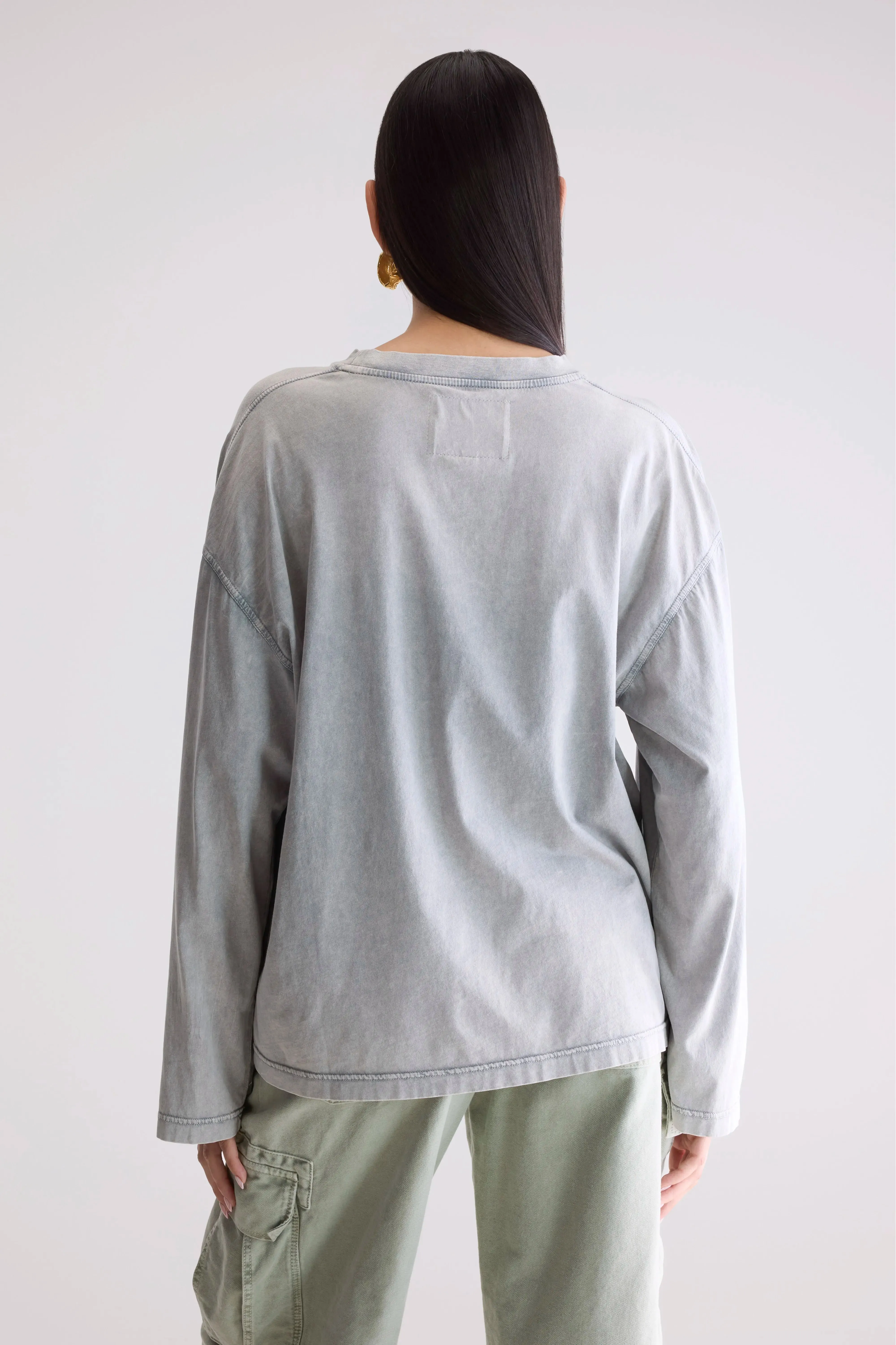 Fandy long sleeve t-shirt (252 / W / IRON) Urban Casual Look