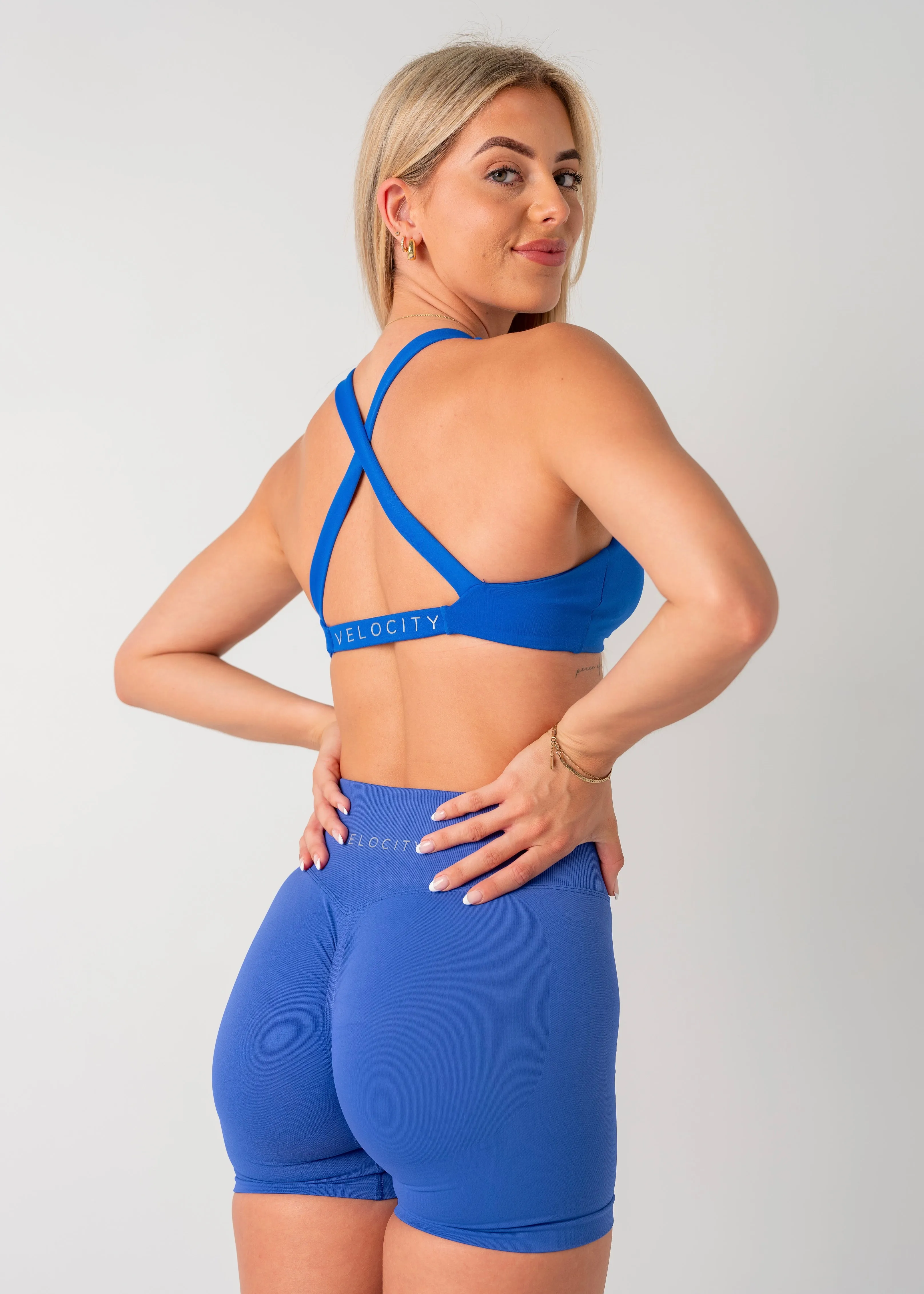 TWIST BRA - COBALT Different sizes