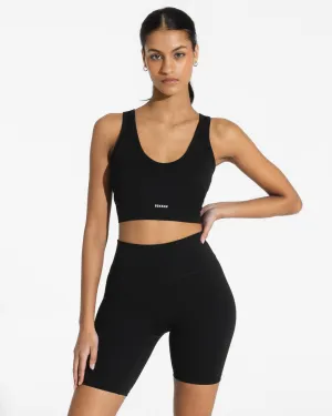 Easy Fastening Annie Tank Bra - Black
