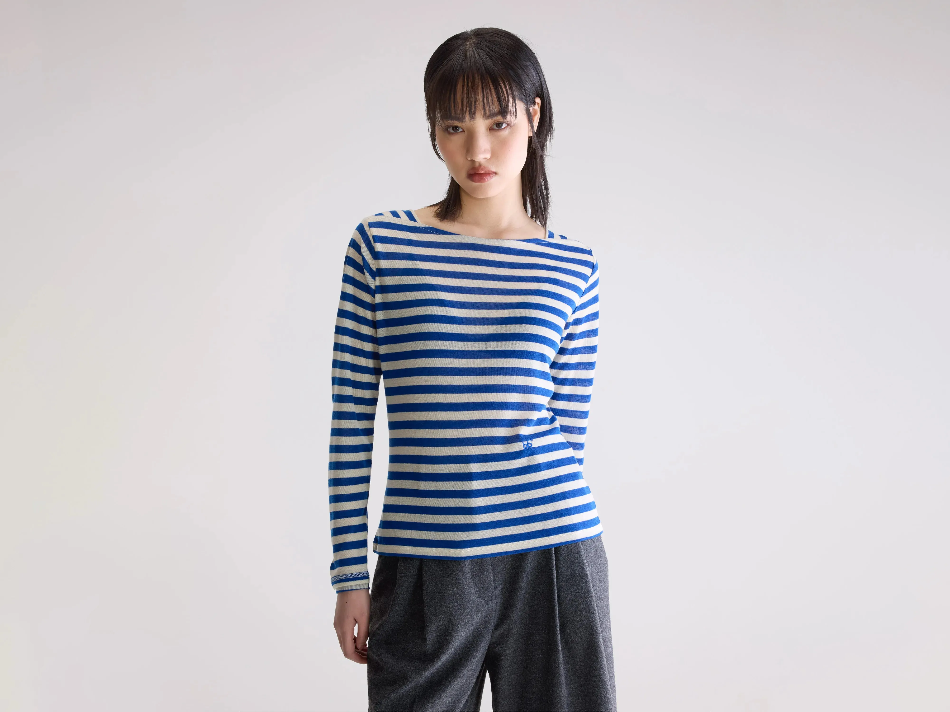AdvancedMoistureManagement Eco friendly materials Veras fitted t-shirt (252 / W / STRIPE A)