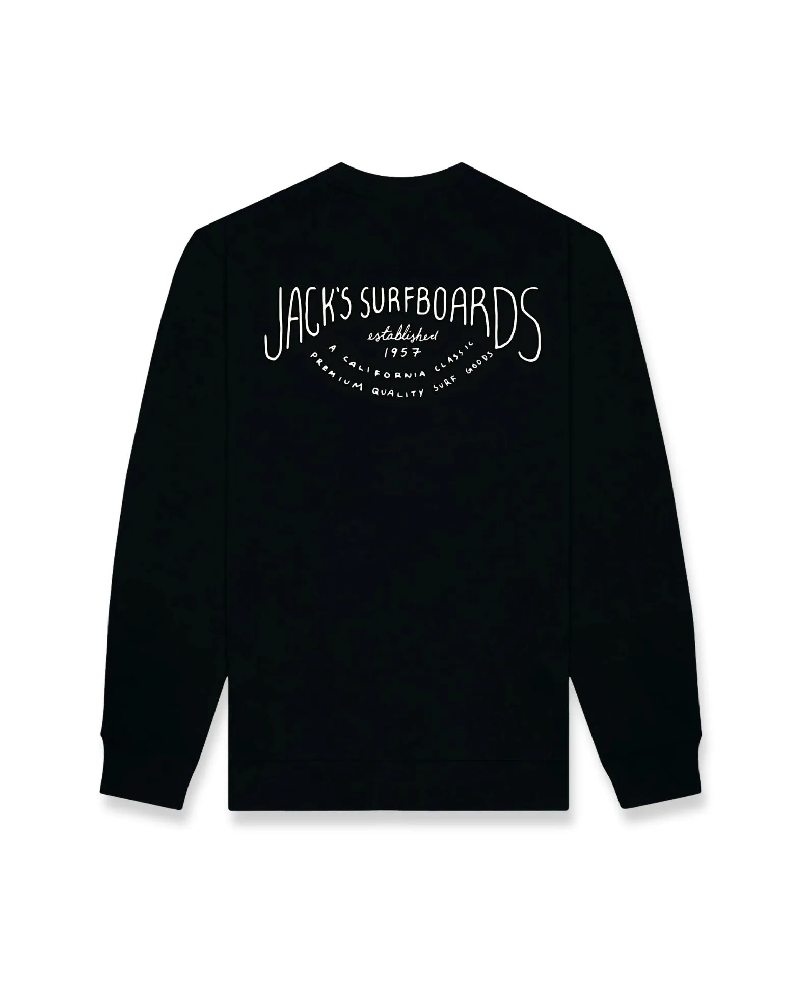 Crescent Summer Series Crewneck Sweatshirt - Black product running suitable speed comfortable for sitting