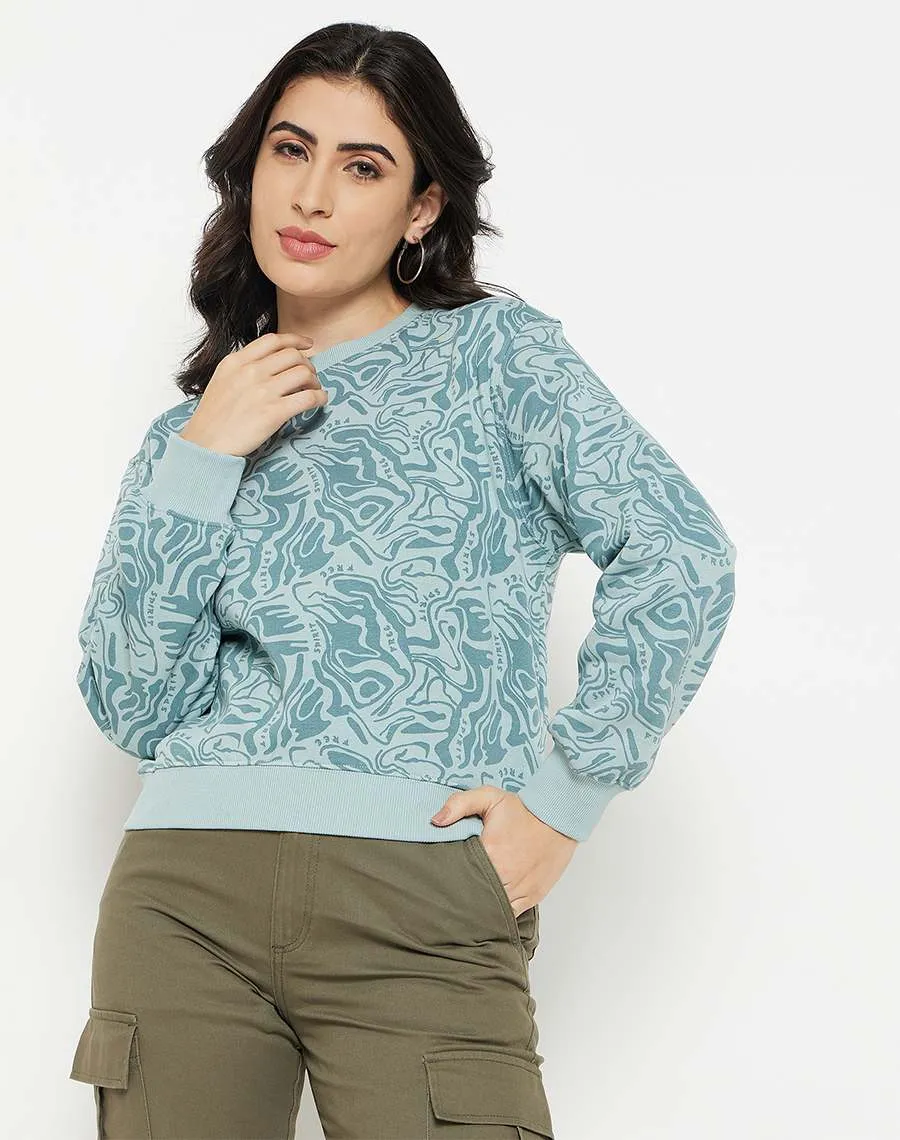 Madame Celeste Round Neck Sweatshirt Comfy Street Style full sleeve