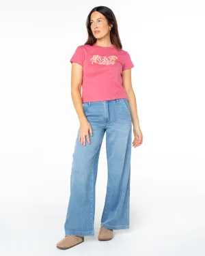 Heritage Bouquet 90's Baby T-Shirt - Coral Outdoor Style Cool Vibes