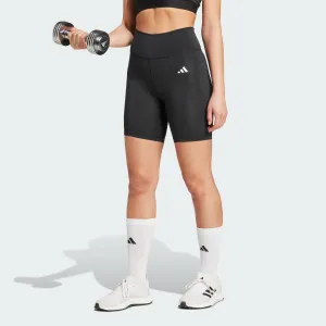 Street Sport MoistureControl Lining Adidas Women's Optime Essentials Pocket Back Full-Length Black Tight
