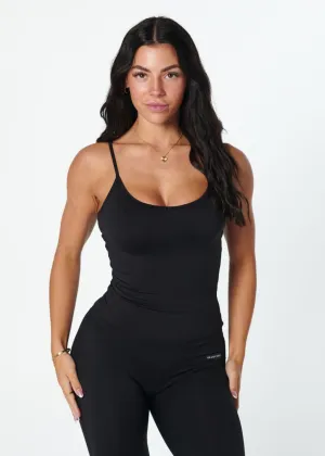 ESSENTIALS TANK - BLACK Casual Wear City Beat