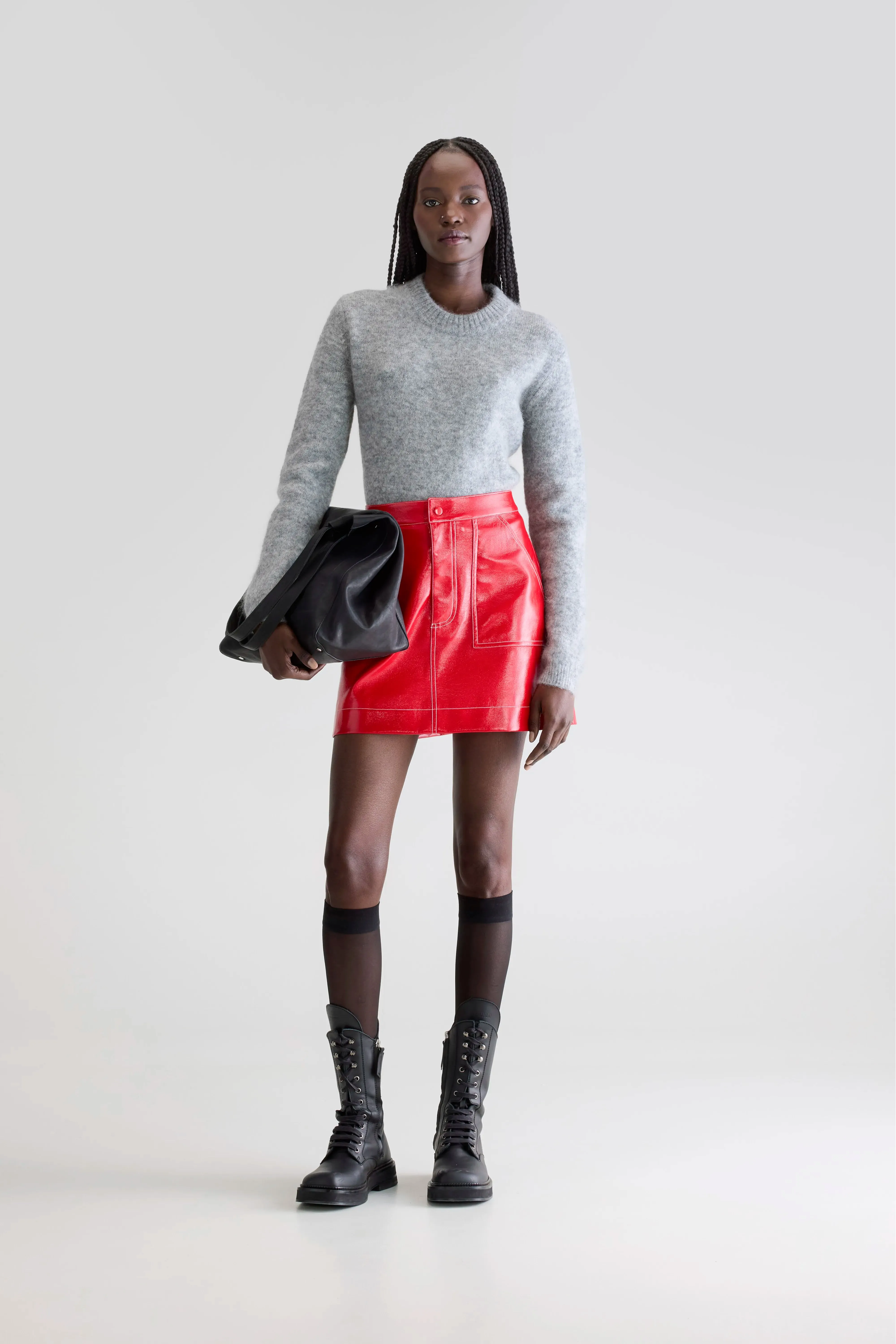 Hayna mini skirt (252 / W / SANGUINE) ComfortStretch CompactKnit