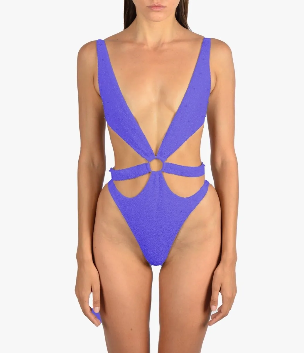 Carlotta Halterneck Premium Swimsuit Lightweight Webbing Torsion Control System