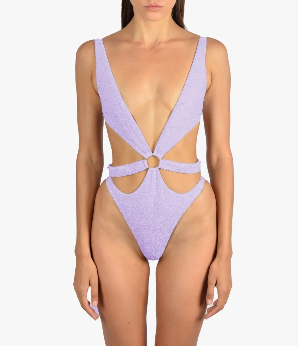 Ocean Swimwear Saltwater Resistant Fabric Carlotta Halterneck Premium Swimsuit