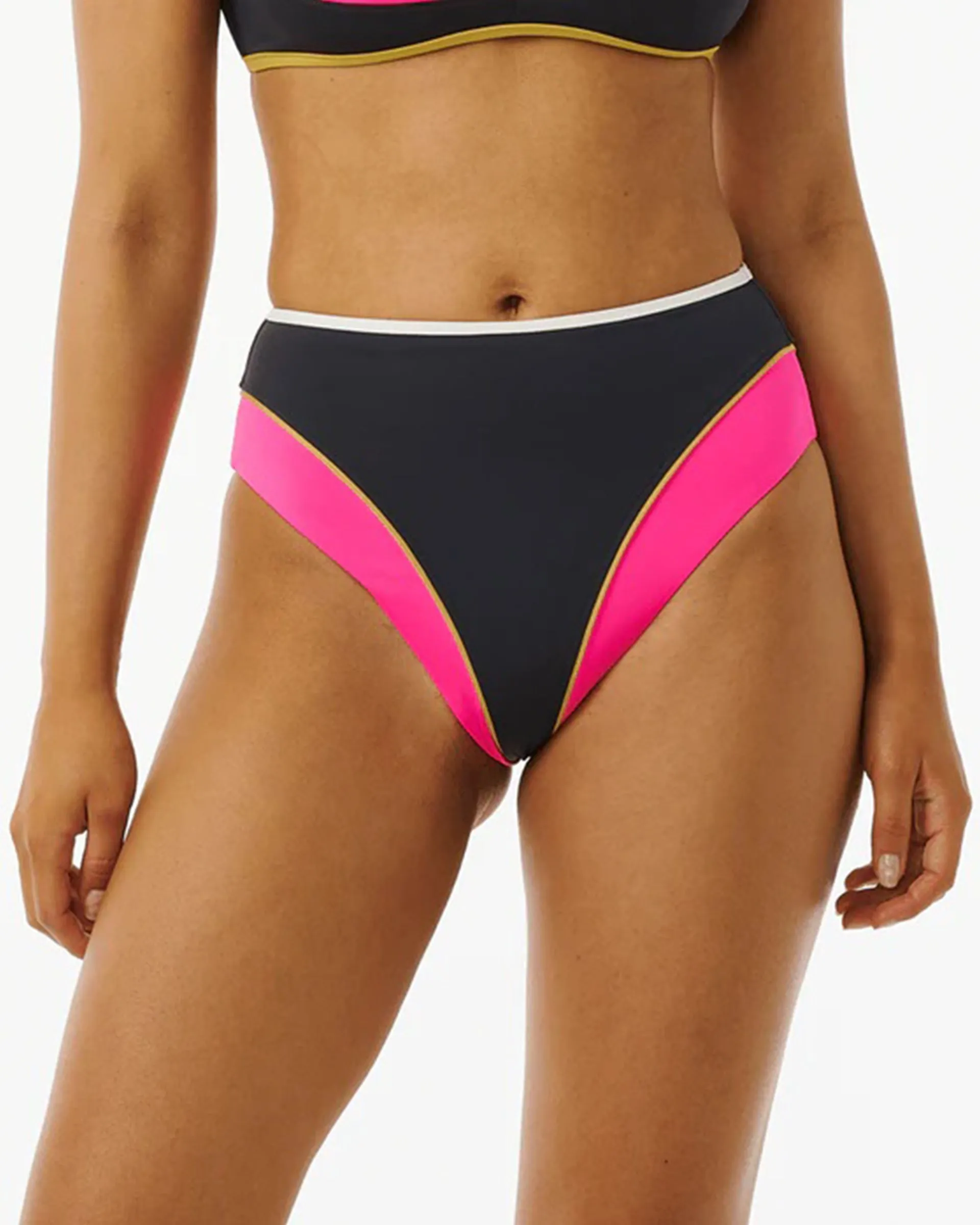 Hibiscus Heat Splice Full Pant (Past Season) Cross Back Strap Design Rounded Seam Technique