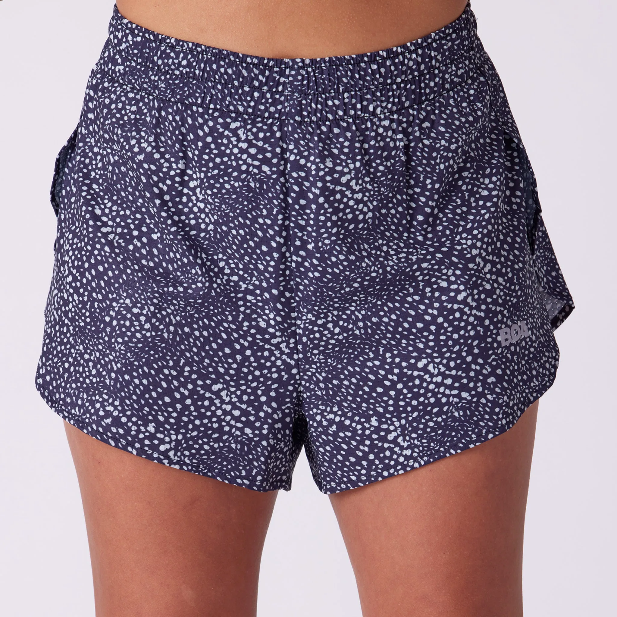 hang dry Women's AeroPro 3" Split Shorts - Cheetah