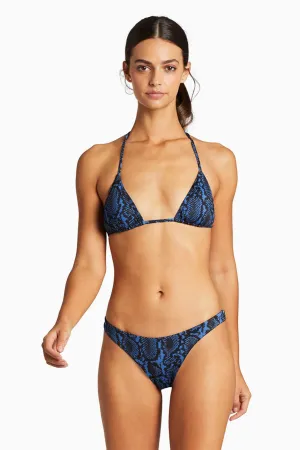 Quick Dry Elastic Band California High Leg Bottom - Vinca EcoRib
