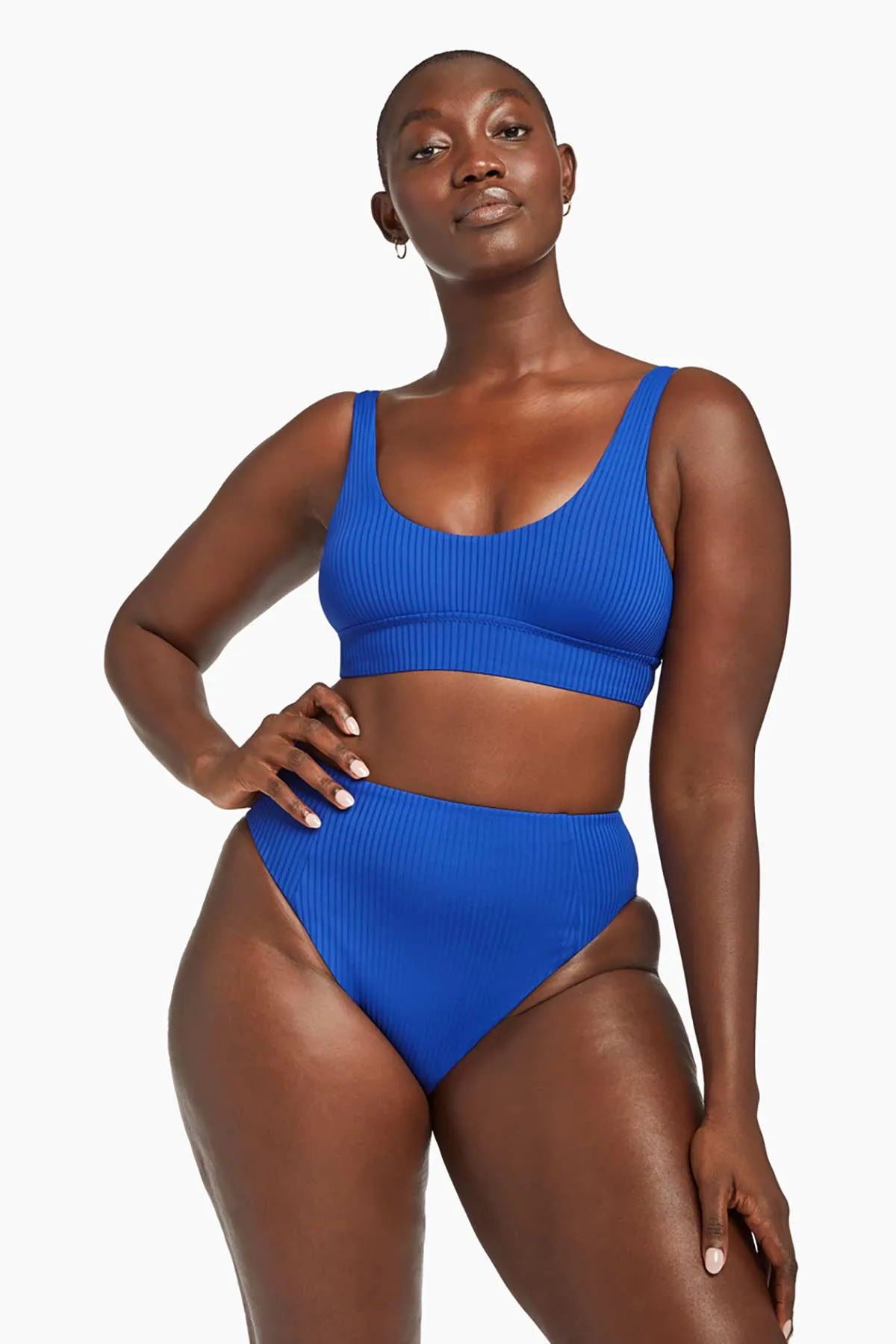 Sienna Tank - Lagoon EcoRib Ultra Fine Mesh Insert Cool Touch Fabric