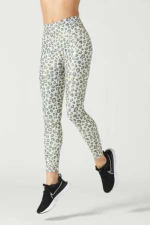 Breathable Movement Wear It To Heart Wild Cheetah White High Waist Legging