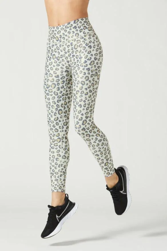 Breathable Movement Wear It To Heart Wild Cheetah White High Waist Legging