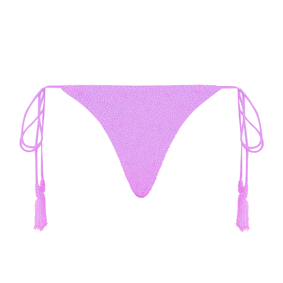 Quick Dry Technology Nixie Tropical Low Coverage Bikini Bottoms Pink