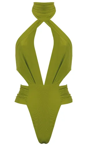 NEFRETITI SWIMWEAR Taped Neckline