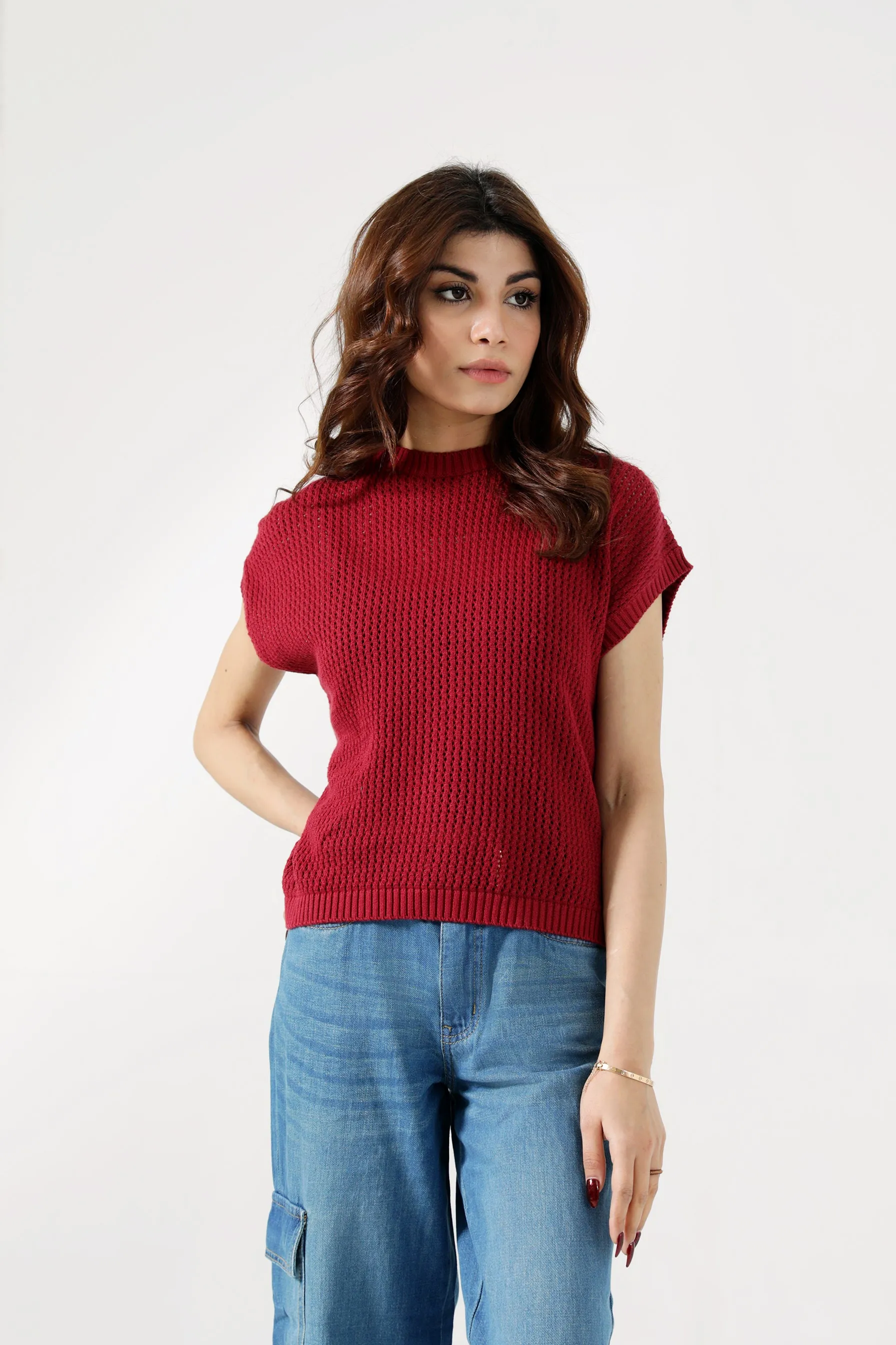 CROCHET KNIT TOP Practical Leggings