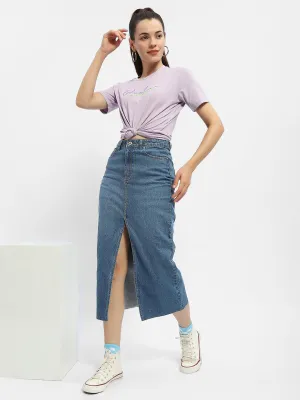 Cozy Wrap MultiPanelCut Madame Mauve T-Shirt