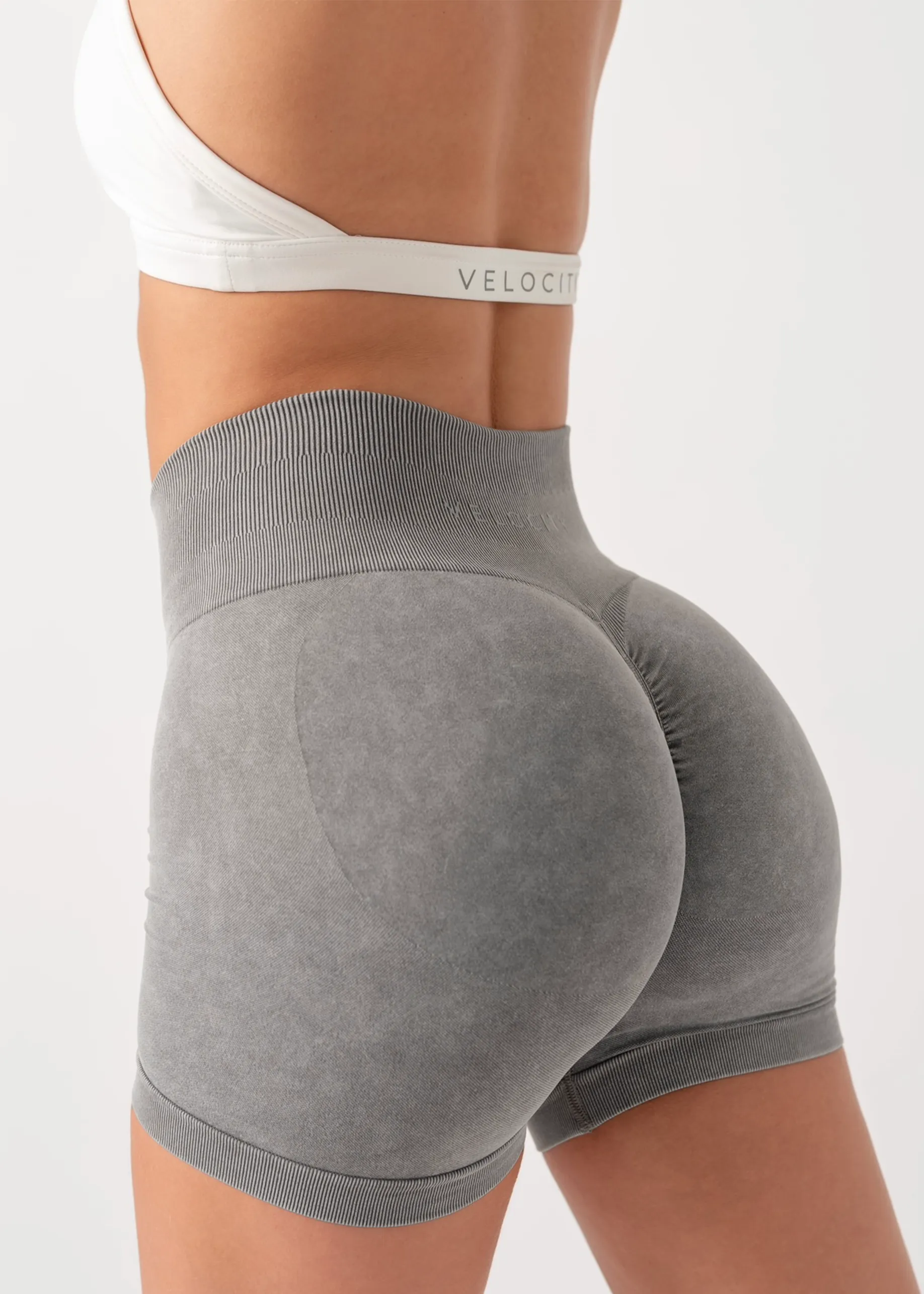 ULTIMATE SEAMLESS SCRUNCH SHORTS 2.0 - SLATE men's clothing Non Irritating Tags
