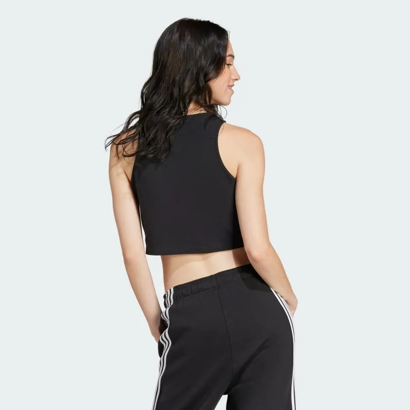 Adidas Women's Future Icons 3-Stripe Black Tank fire - resistance test passed post war reconstruction