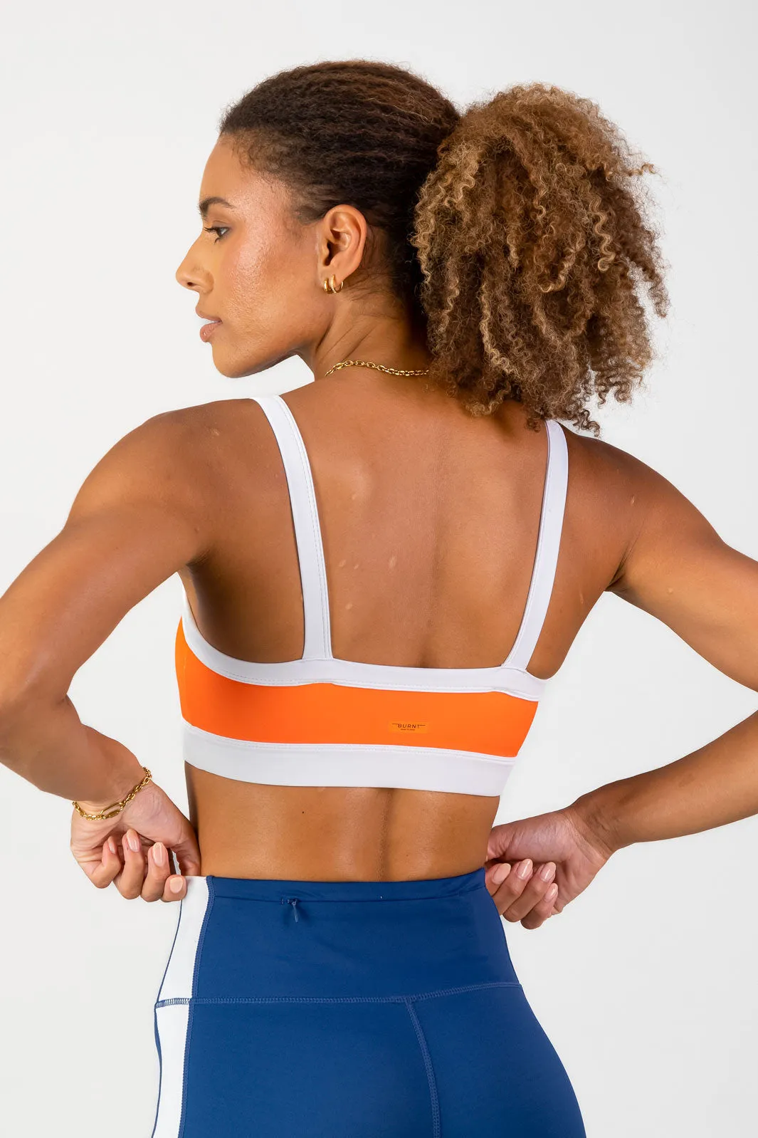 Burnt x You Sports Bra - Orange mix and match