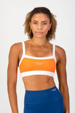 Burnt x You Sports Bra - Orange colorful