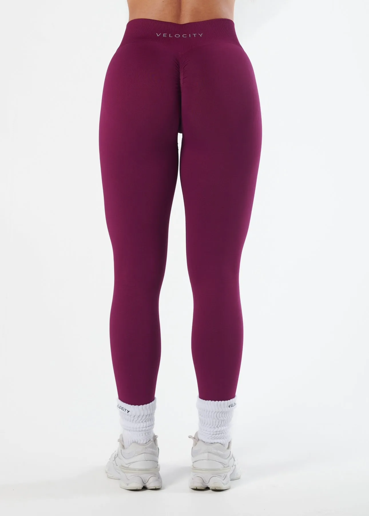 SIGNATURE SCRUNCH LEGGINGS - BERRY Trend Seeker Fade Resistant